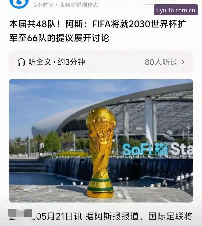 世界杯扩军到66队，中国男足的机会真的来了吗？